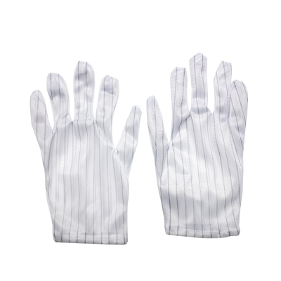Polyester Anti Statik ESD Eldivenler Tiftiksiz PVC Noktalı ESD Eldivenler