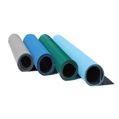 Tezgah Masası için Yeşil 1.2mx10m 2mm ESD Antistatik Kauçuk Paspas