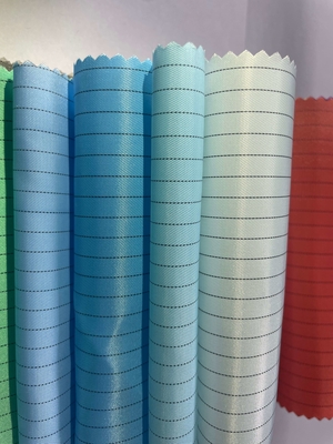 ESD Antistatik Polyester Kumaş Temiz Oda Polyester Izgara ESD Kumaş 0.5cm Pitch Izgara
