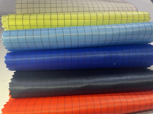 Esd Giyim için Anti Statik İletken% 65 Polyester% 35 Pamuklu Dimi Kumaş