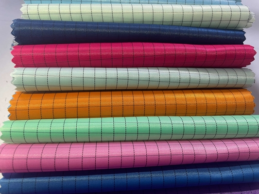 Laboratuvar Giysileri İçin Antistatik Temiz Oda Tüy Bırakmayan Polyester ESD Güvenlik Anti-Statik Kumaş