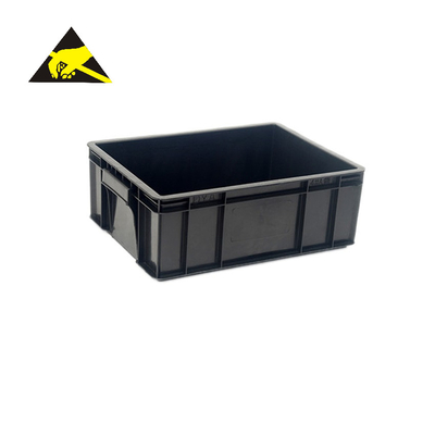 Elektronik Atölyeler İçin Geri Dönüştürülebilir Paketleme Ekipmanları ESD Tote Antistatik Saklama Kutusu Esd Pcb Tepsileri