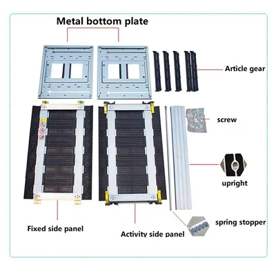 Plastik Metal Katlanabilir SMT ESD PCB Depolama Rafları İletken Dergi Rafı
