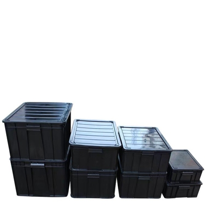Küçük ESD Güvenli Plastik Kutular 350 * 265 * 125mm Anti Statik Kutu Parlak Laminasyon