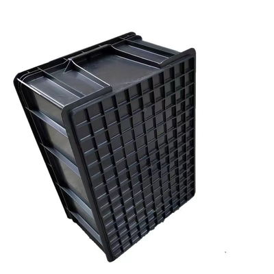 Küçük ESD Güvenli Plastik Kutular 350 * 265 * 125mm Anti Statik Kutu Parlak Laminasyon