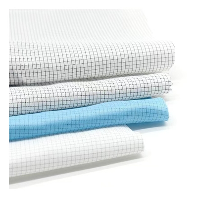 Temiz Oda Anti Statik ESD Kumaşlar Polyester Büzülmeye Dayanıklı Kumaş
