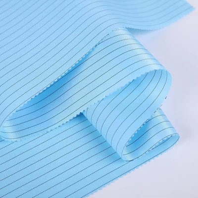 Pamuklu Antistatik ESD Kumaşlar Izgara Polyester Statik Dağıtıcı Kumaş