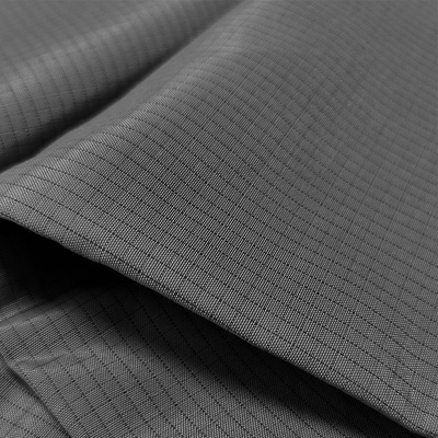 0,5 Izgara 75D*75D Anti Statik ESD Kumaşlar Polyester Statik Olmayan Kumaş