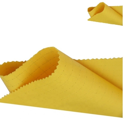 İletken Polyester Giysiler için 108gsm Dokuma Anti Statik ESD Kumaşlar