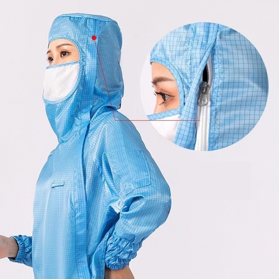 Otoklavlanabilir Temiz Oda Anti Statik Giysiler ESD Toz Korumalı Giysiler