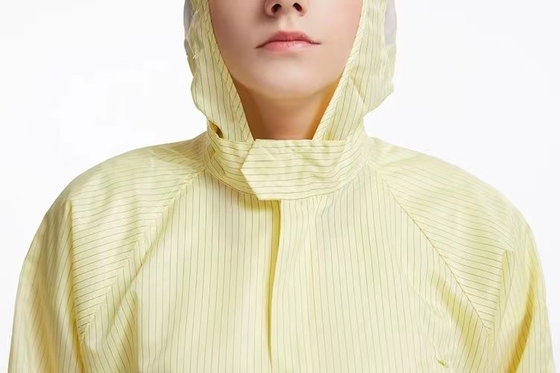 ESD Tüy Bırakmayan Giysiler Unisex Toz Geçirmez Antistatik Temiz Oda Takımı