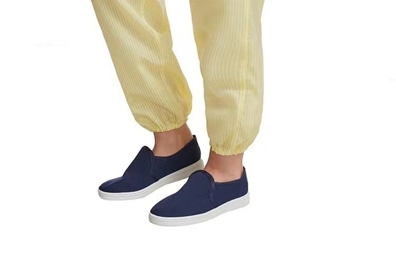 Kapşonlu Temiz Oda Anti Statik Giysiler Polyester Tozsuz ESD İş Giysisi
