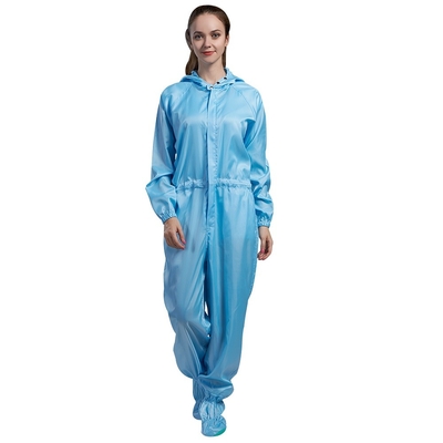 Temiz oda 250g Bayanlar Anti Statik Ceketler ESD Rahat Çalışma Pantolonları