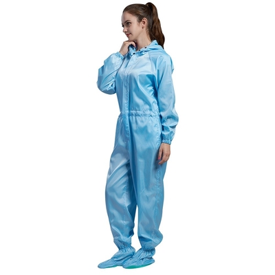 Temiz oda 250g Bayanlar Anti Statik Ceketler ESD Rahat Çalışma Pantolonları