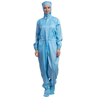 Temiz oda 250g Bayanlar Anti Statik Ceketler ESD Rahat Çalışma Pantolonları