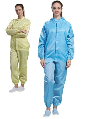 Tıbbi Anti Statik Laboratuvar Önlüğü Toza Dayanıklı Unisex ESD Laboratuvar Önlüğü
