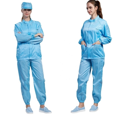 Yaz Elektronik Anti Statik Takım ESD Temiz Oda Steril Laboratuvar Önlüğü