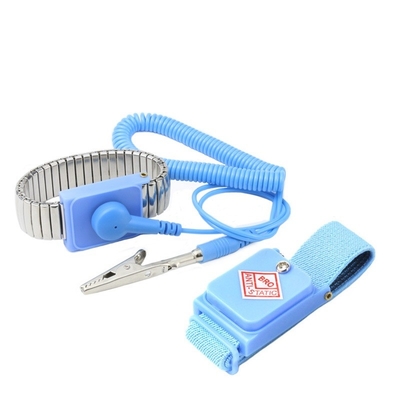 ESD Anti Statik Bilek Kayışı Bilek Koruyucu 10 mm Geçmeli PU 2.5 mm PU Kordon