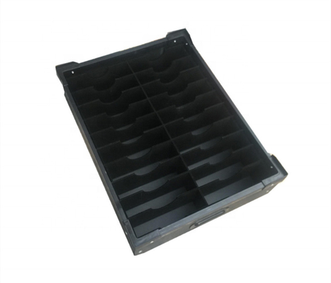 Temiz Oda Dayanıklı ESD Antistatik Saklama Kutuları İstiflenebilir Boyut 200*130*90mm