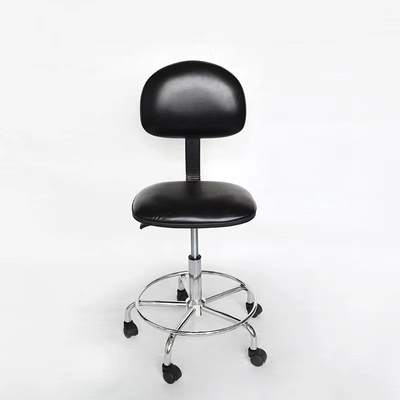 Temiz Oda İçin Ayarlanabilir Ergonomik PU Güvenli ESD Laboratuvar Koltuğu Yüksekliği