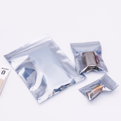 Kraft kağıt ESD Statik Koruyucu Çanta Isı Yalıtımlı Fermuar Plastik Şeffaf Mylar