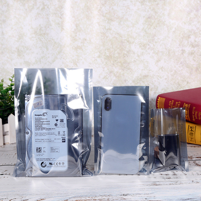 ESD Köşebent Statik Torbalar Elektronik Alüminyum Folyo ESD Plastik Torba