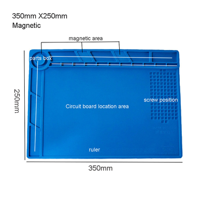 Çalışma Platformu için Anti Statik Tamir Mat Isı Yalıtım Lehimleme Pedi 650g