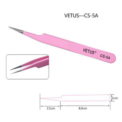 3D 6D ESD Antistatik Vetus Kirpik Cımbızları Hacim Kirpik Uzatma Cımbızları