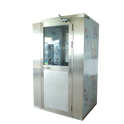 Temiz oda için 220V 50HZ Güç 0.75kw Akıllı Paslanmaz Çelik Hava Duşu