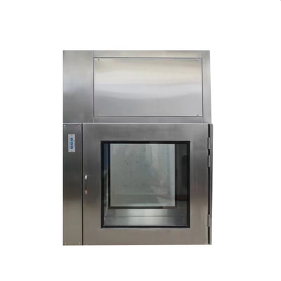 Temiz oda SUS304 SS Geçiş Kutusu UV Işığı Statik Geçiş Kutusundan Statik