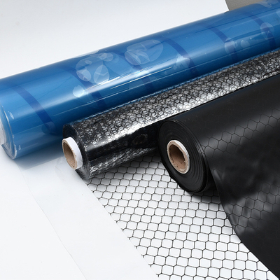 Fabrika Kullanımı İçin Antistatik ESD PVC Izgara Perde Şeffaf Siyah