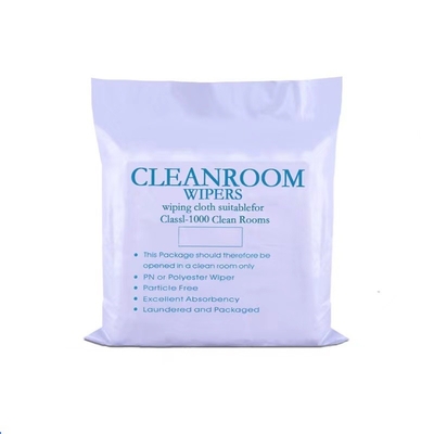 Elektronik Temiz Oda Silecekleri 9x9 100 Tüy Bırakmayan Lazer Mühürlü %100 Polyester