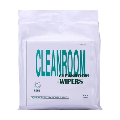 Elektronik Temiz Oda Silecekleri 9x9 100 Tüy Bırakmayan Lazer Mühürlü %100 Polyester