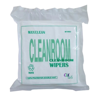 Elektronik Temiz Oda Silecekleri 9x9 100 Tüy Bırakmayan Lazer Mühürlü %100 Polyester