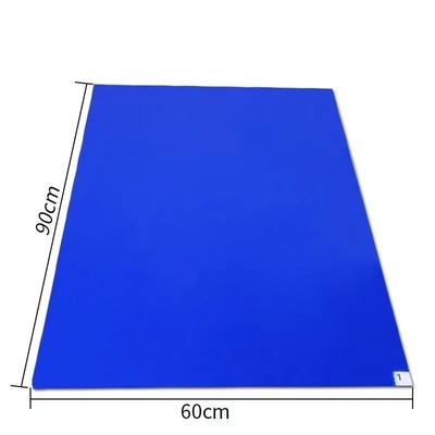Güçlü Yapışkanlı Temiz Oda Yapışkan Mat Polietilen Levhalar Kalıntı Yok 24&quot;*45&quot;