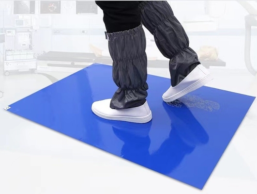 Güçlü Yapışkanlı Temiz Oda Yapışkan Mat Polietilen Levhalar Kalıntı Yok 24&quot;*45&quot;