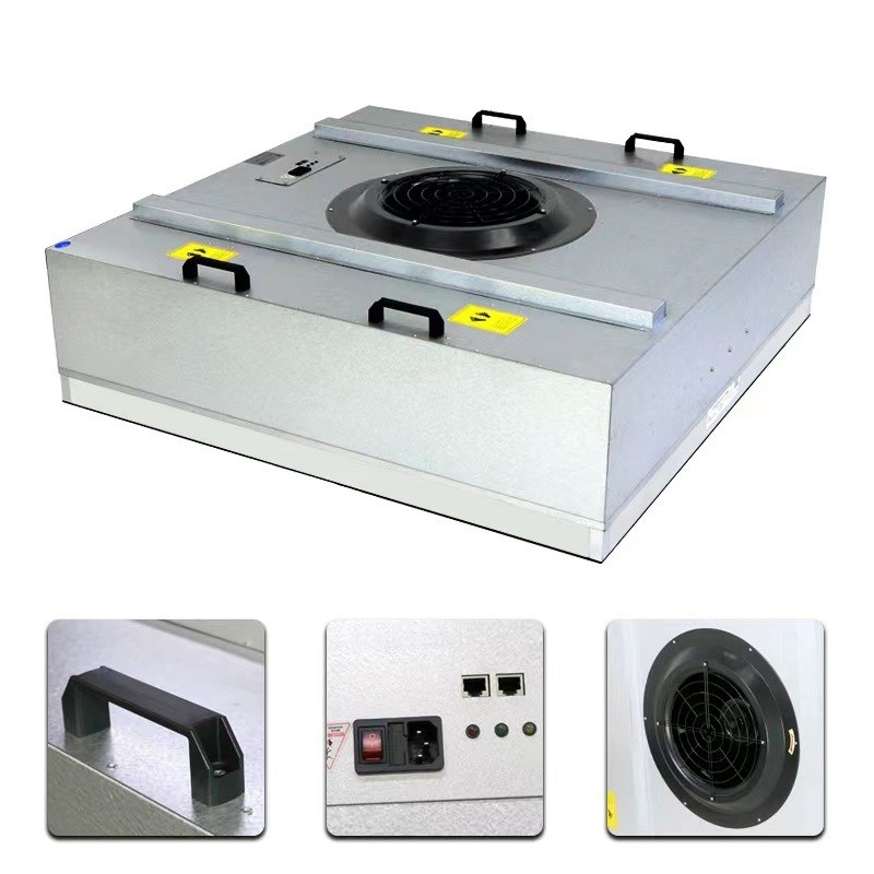 Temiz Oda için 220 240V 50 60Hz FFU Fan Filtresi Laminer Akış Başlığı