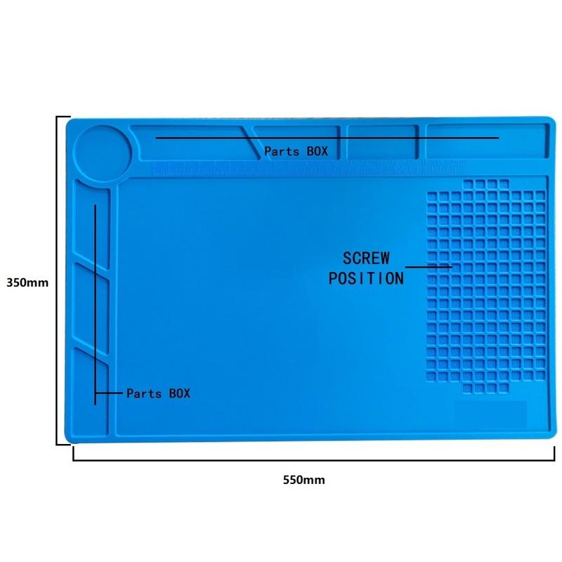 Çalışma Platformu için Anti Statik Tamir Mat Isı Yalıtım Lehimleme Pedi 650g