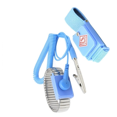 ESD Anti Statik Bilek Kayışı Bilek Koruyucu 10 mm Geçmeli PU 2.5 mm PU Kordon